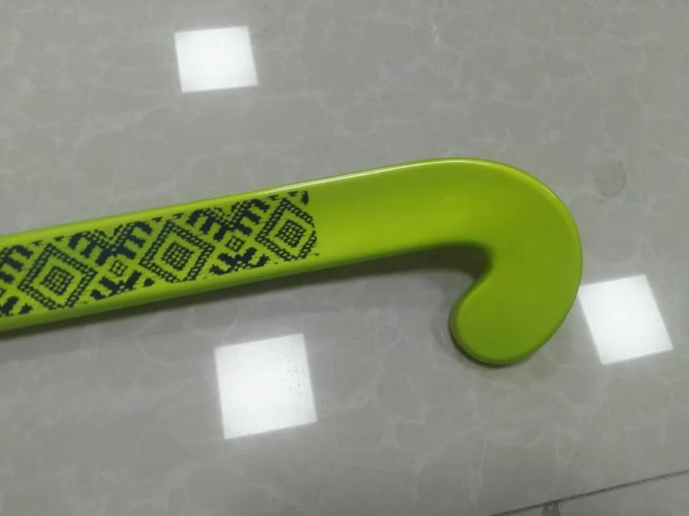 High Quality Green Field Hockey Sticks No Woven Best Youth Hockey