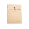 Custom printing brown c4 kraft envelope with string