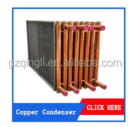 Copper fin tube radiator 