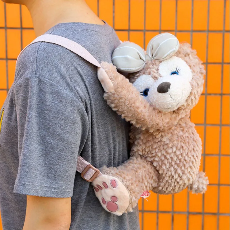 1pcs duffy shelliemay bear cartoon plush bag Plush Backpacks 20160512