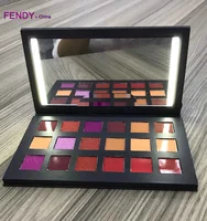 

New Design Led eyeshadow palette 18 Color Private Label Eyeshadow Palette with small lamp