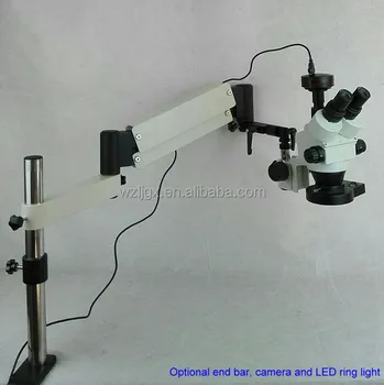 Flexible Moving Articulated Arm Stereo Zoom Boom Stand Stereo ...