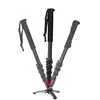 Pro Aluminum Alloy Camcorder Camera DSLR Unipod Monopod Flip Lock with 3 Legs Base Tripod For DSLR Cameras DV