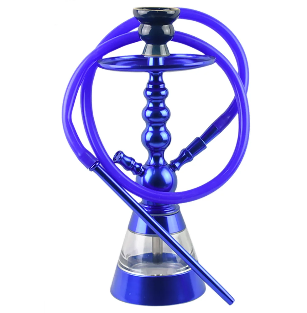 2019 Obasha New Design Wholesale Nice Glass Bottle Aluminum Shisha