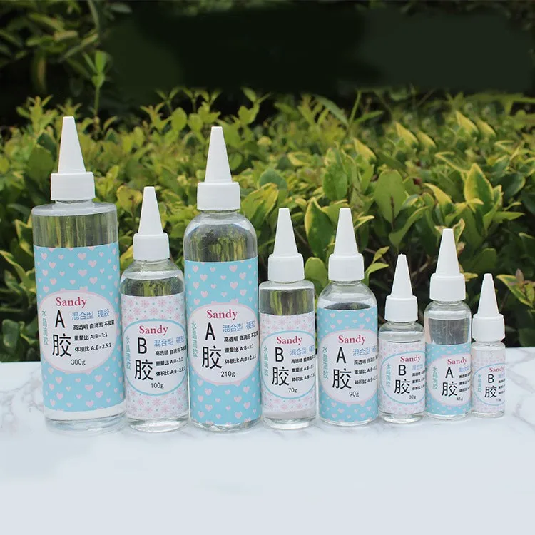 Clear Crystal Epoxy Resin Ab Adhesive Casting Glue For Doming Craft