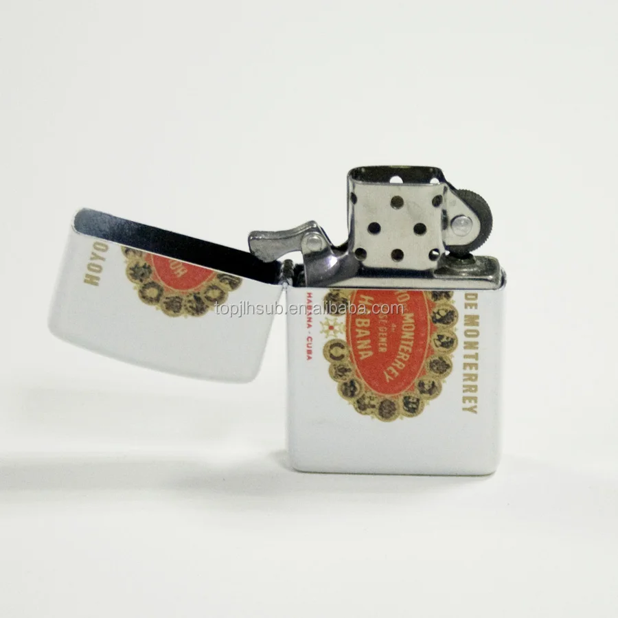 Cheap Wholesale Custom Printed Sublimation Blank Lighters For Heat