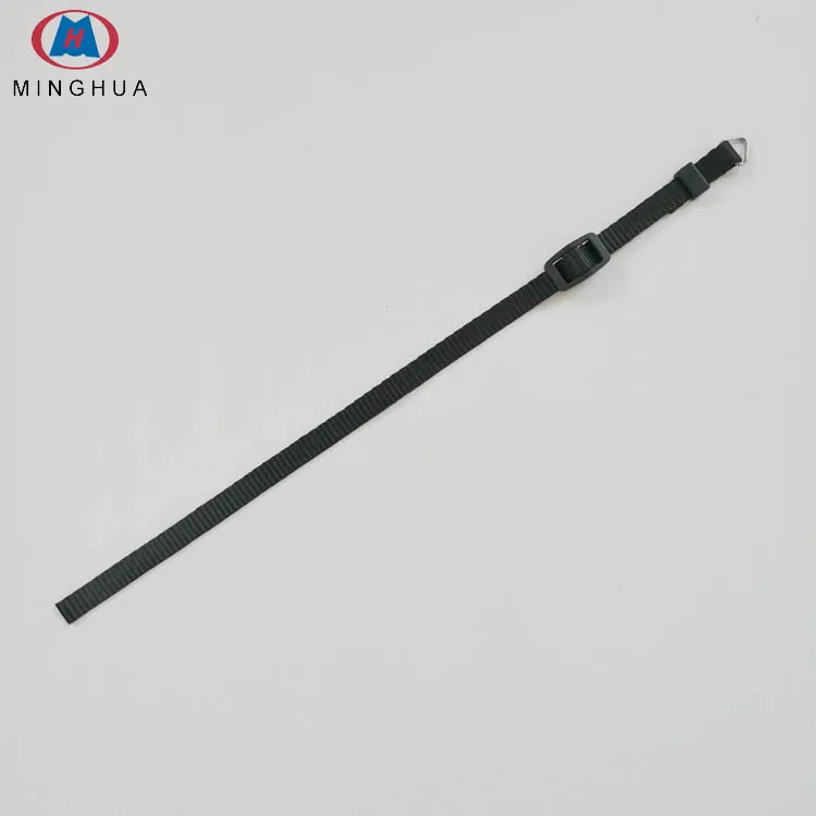 
China factory high quality camera shoulder strap webbing with 10mm adjustment slide keeper loop and metal ring 