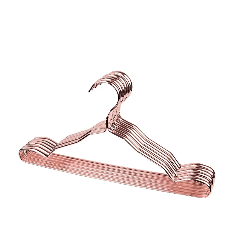 

Wholesale Luxury Aluminum Rose Gold Clothes Hangers, Rose gold/gold/sliver/black