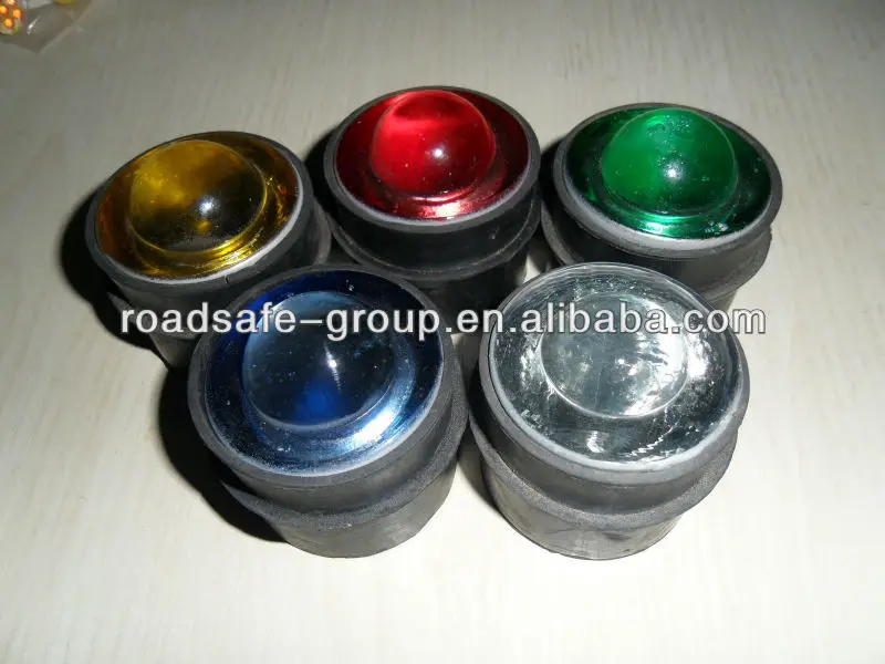 Dia 50mm Tempered Glass Cat Eye Reflective Raised Pavement Marker