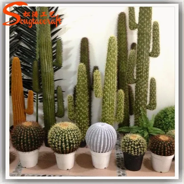 Latest Design Home Decoration Craft Artificial Cactus Plants Make