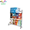 Counter loop hook metal gift card display rack