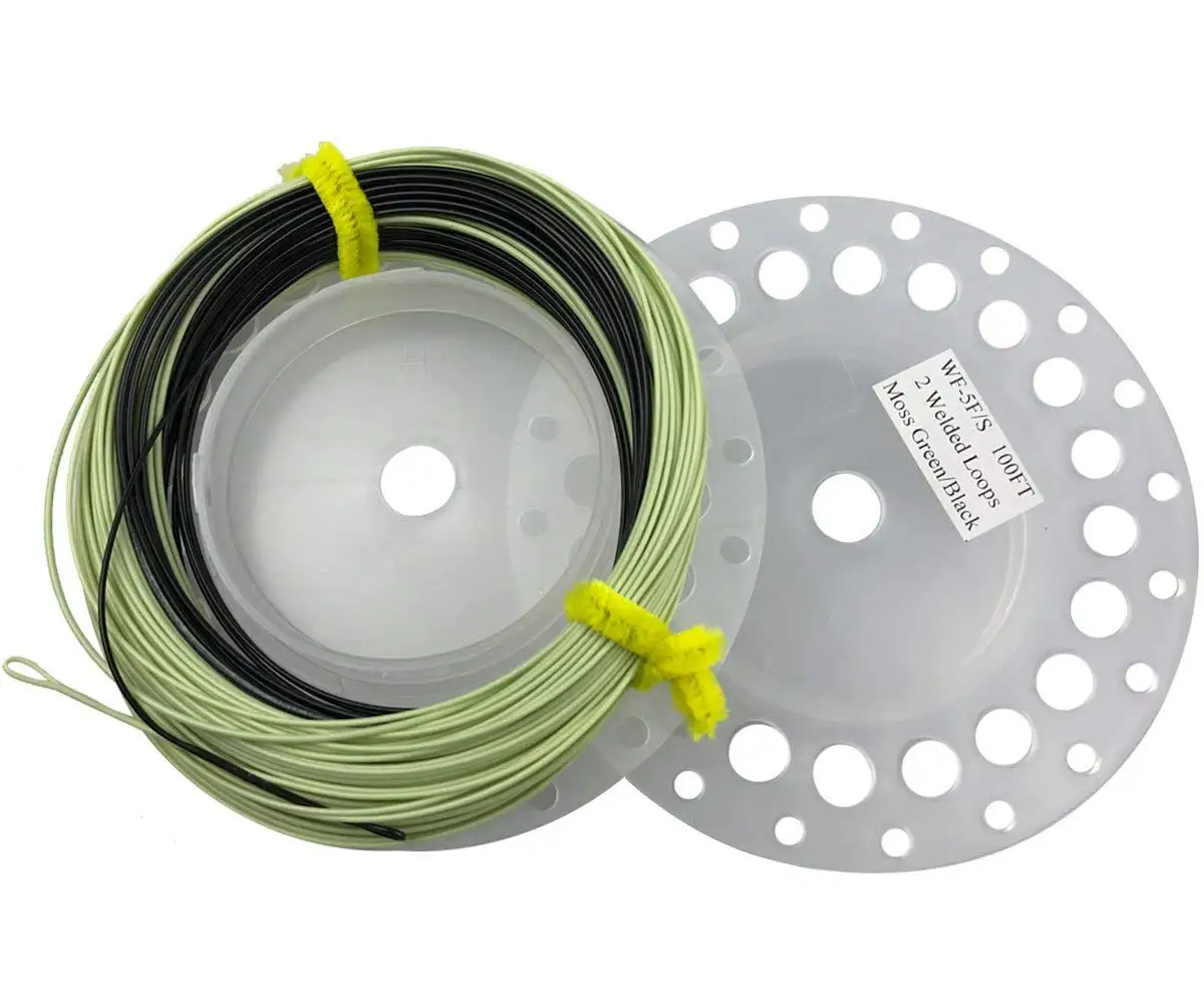 Buy JSHANMEI Sinking Tip Floating Fly Line 100FT Double Color Weight ...