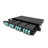 Hanxin optica fibre cable manufacturer amp 42 36 32 24 16 12 10 8 6 4 2 port 1U 2U 4U mpo fiber optic patch panel