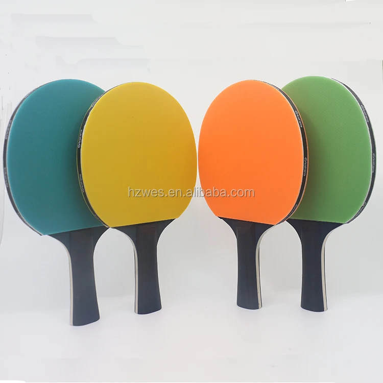 Colorful Wholesale Price Table Tennis Racket With Black Wood Buy