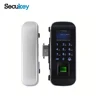 Secukey Intelligent Password Auto Unlock Close Biometric Fingerprint Door lock with Doorbell for Glass Door
