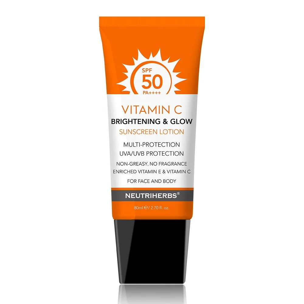 

Private Label Waterproof Mimeral Protection Cream With Whitening Sunscreen Lotion
