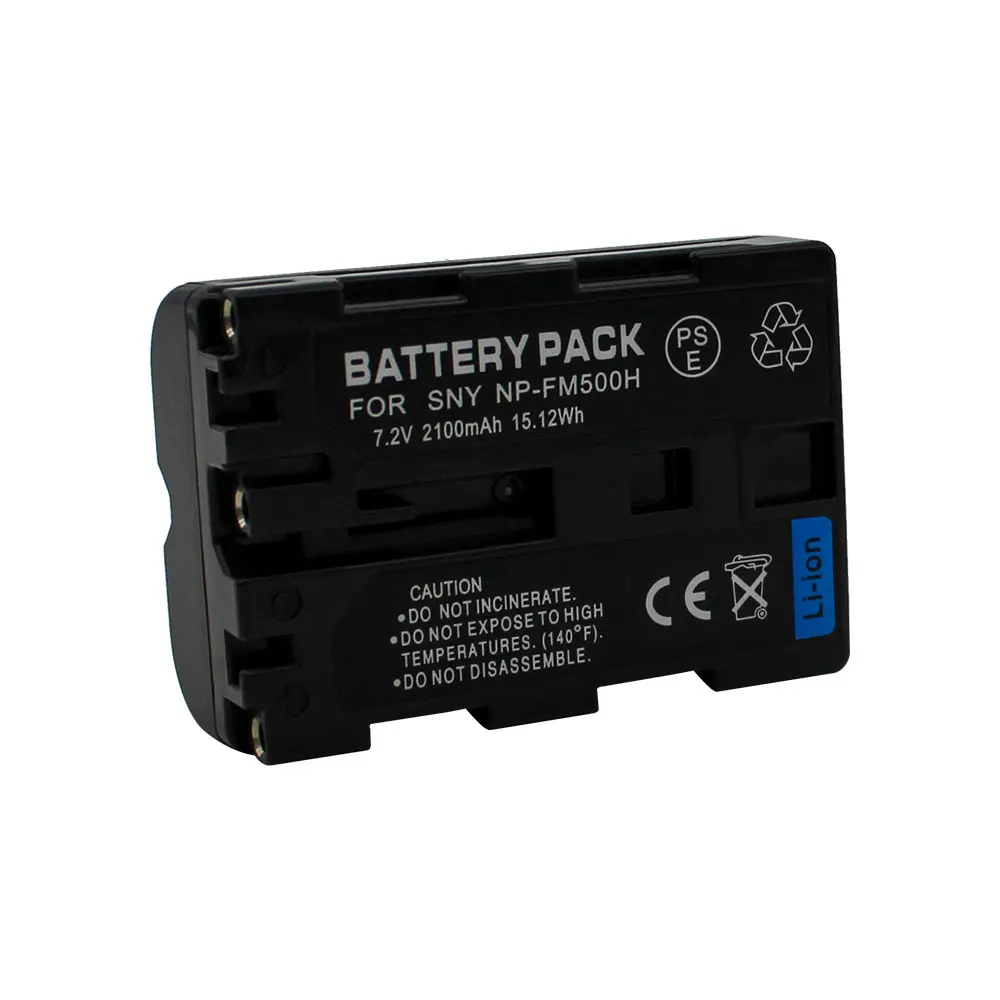 

NP-FM500H battery for Sony alpha a58 a65 a77 a350, Black