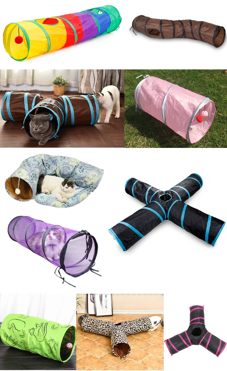 Soft Luxury Leopard Crinkle Collapsible Cat And Dog Play Tunnel Buy