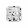 China spa supplies hot sale full body massage hot tub