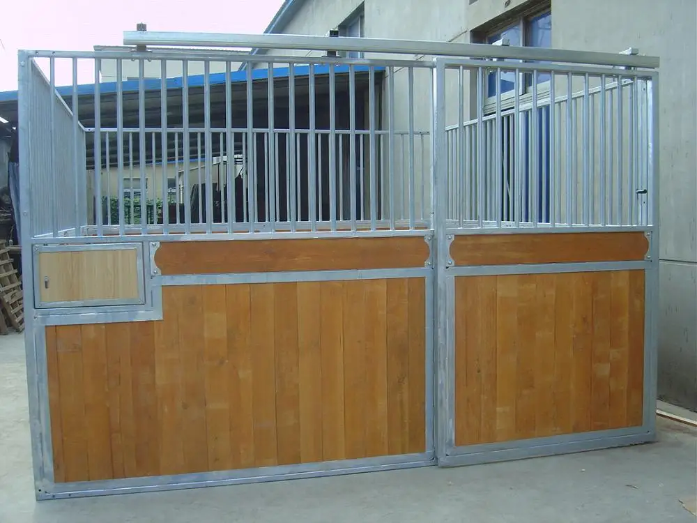 
standard horse stable panel with sliding door 