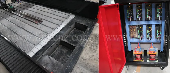 1300*2500mm size low cost cnc stone engraving machine / link 1325 stone carving cnc router / stone machine