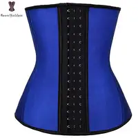 

Latex Waist Trainer Shaper Fajas Colombian Slimming Belt 3 Hooks Women Plus Size XXXXXXL 2019 New Work Out Girdle