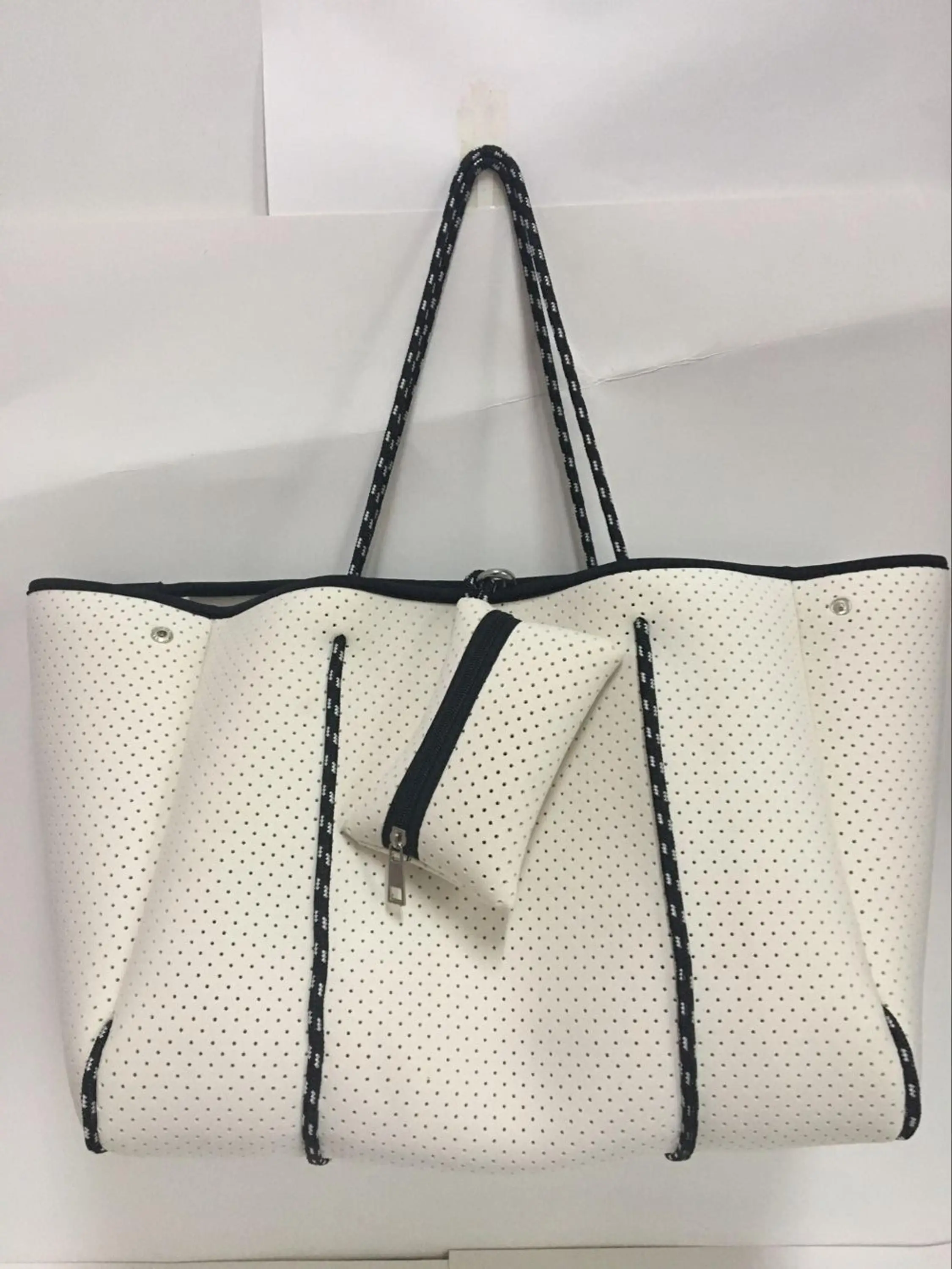 Luna Piena Bolso neopreno perforado Shopper barato personalizado