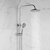 Modern furniture bathroom fitting in wall brass shower faucet set
