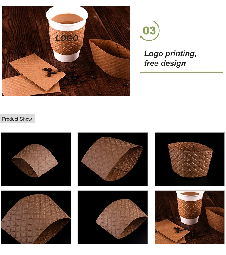 Disposable Biodegradable Competitive Price Printed Custom Hot Coffee
