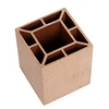 Composite plastic wood hollow profile wpc decking fence column post