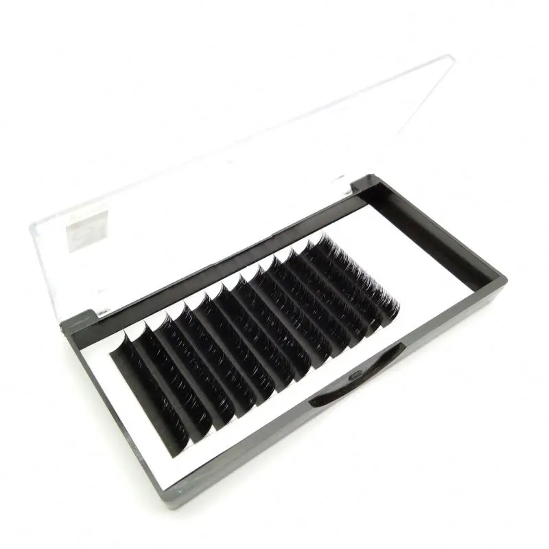 

Faux Mink Matte Flat Blooming Eyelash Extension 0.15, Matte black
