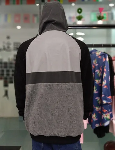 blank sherpa pullover