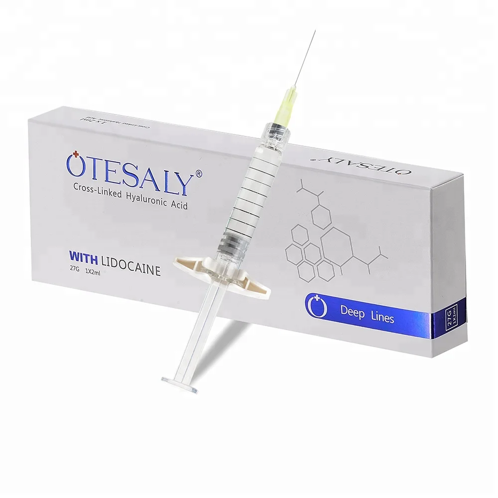 

Factory price CE approved OTESALY 2ml hyaluronic acid injection filler with lido