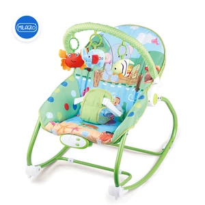 Image of Baby bouncer vibrating chair music rocking rocker electric swing with vibration and music