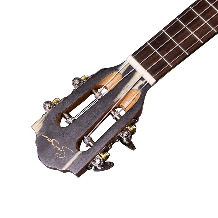 China Linden wood resonator ukulele kit spread music ukulele with case