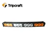 Car led bar 22 inch curved led light amber and white arch bend 120W light bar 10200LM Led Light Bar