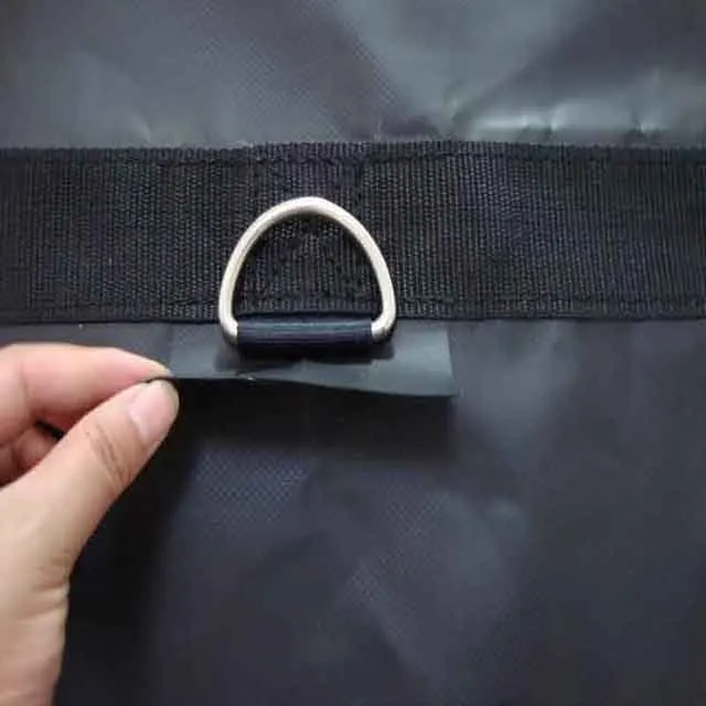 
Waterproof PVC vinyl coated fabric flatbed D-ring lumber tarps for sale 