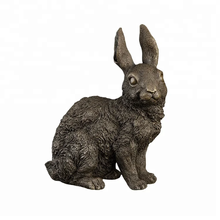 

DW-015 Gift decoration Bronze rabbit figurines Animal Hare statue for fengshui