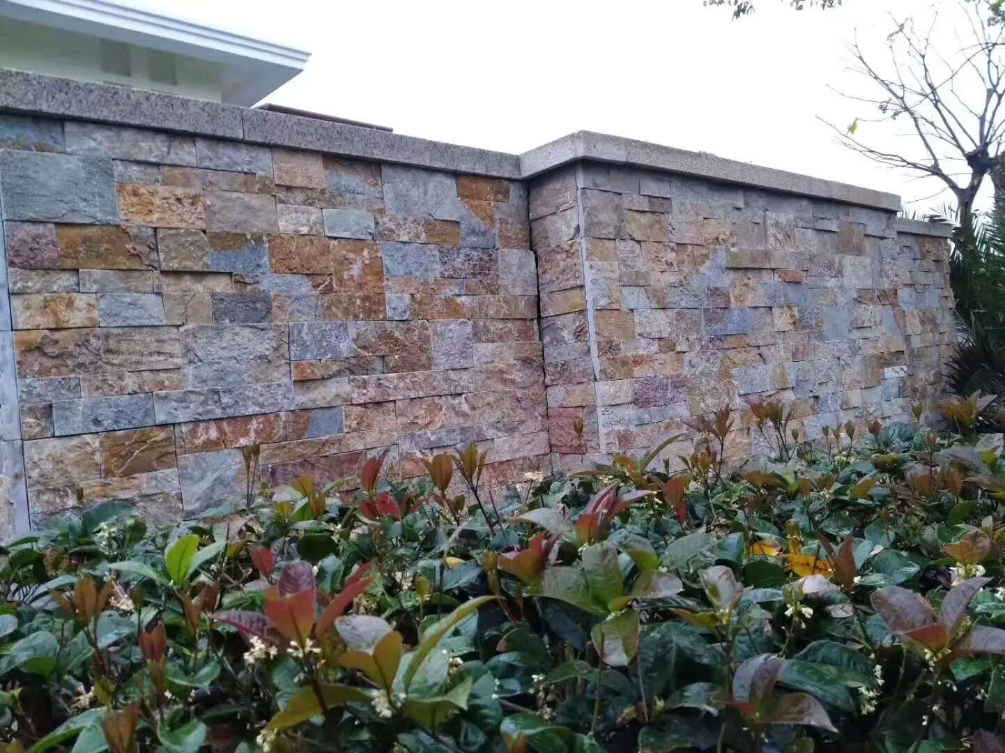 Natural Style Exterior Wall Panel Stone Cladding Limestone Veneer