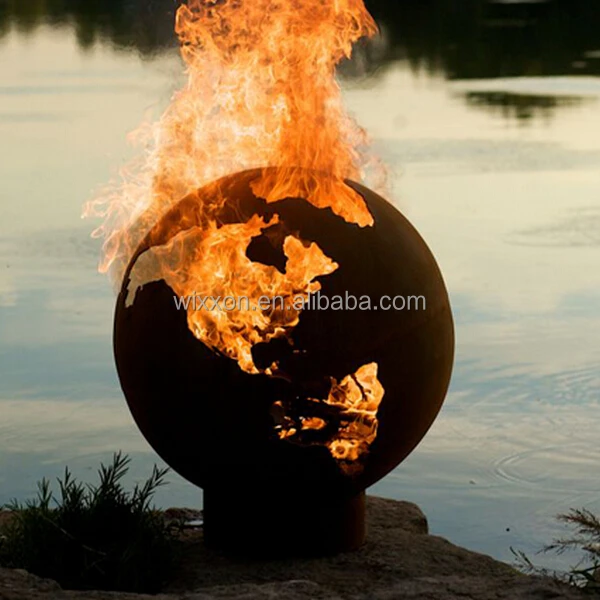 Buy Metal Sphere Fire Pit Ball Iron In China On Alibaba Com