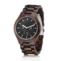 

2019 Relogio Masculino OEM Private Label Men Quartz Wristwatch Wood Grain Watch Custom Zebra Wood Watch