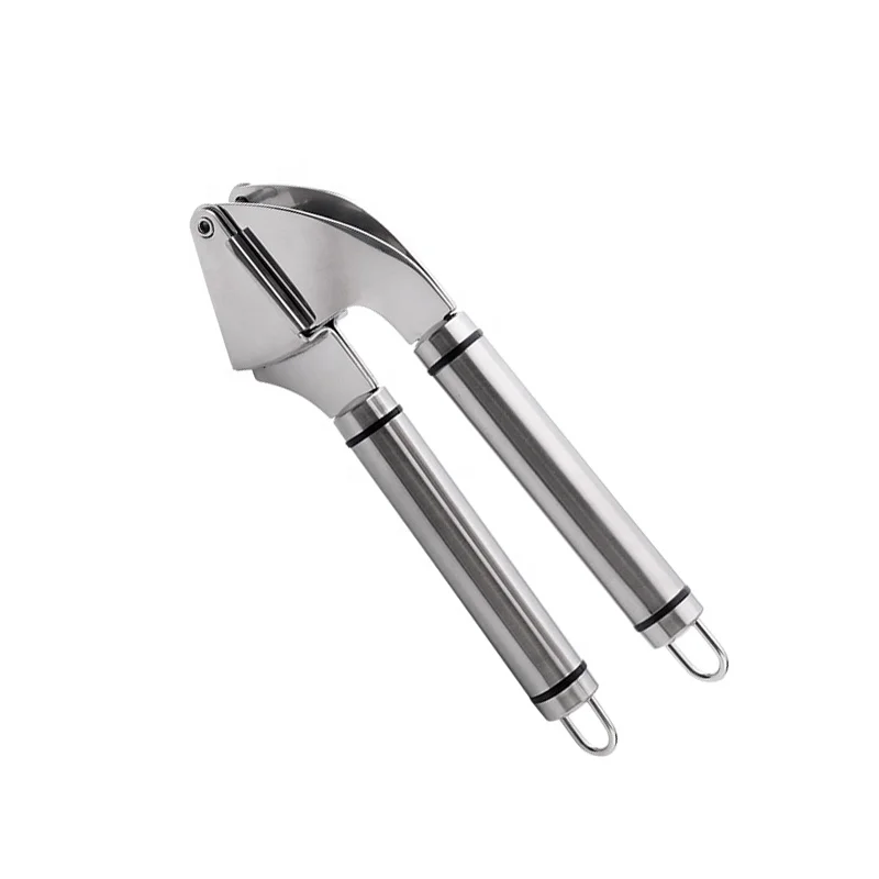 

Amazon Hot Sale 18/8 Kitchen Utensil Tools Stainless Steel Garlic Press, Silver