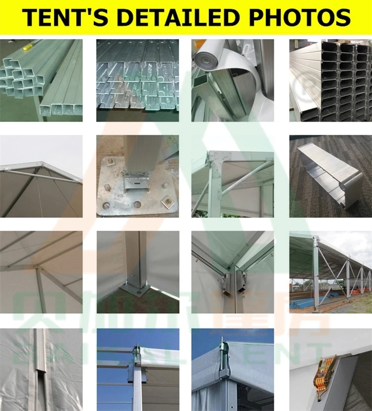 20 x 20 big outdoor white pvc wedding commercial party tent