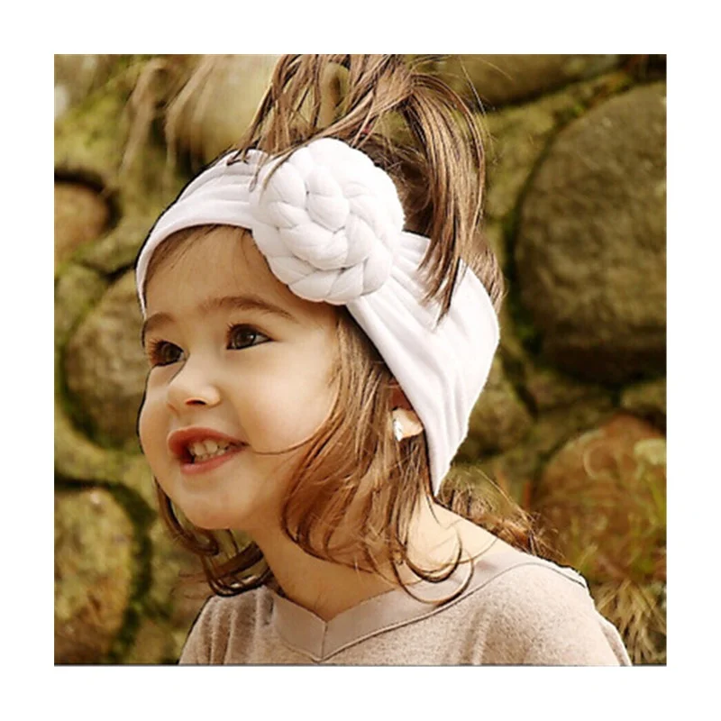 

Kids Girls Baby Toddler Turban Knotted Headband Hair Band Accessories Headwear, 8 colors