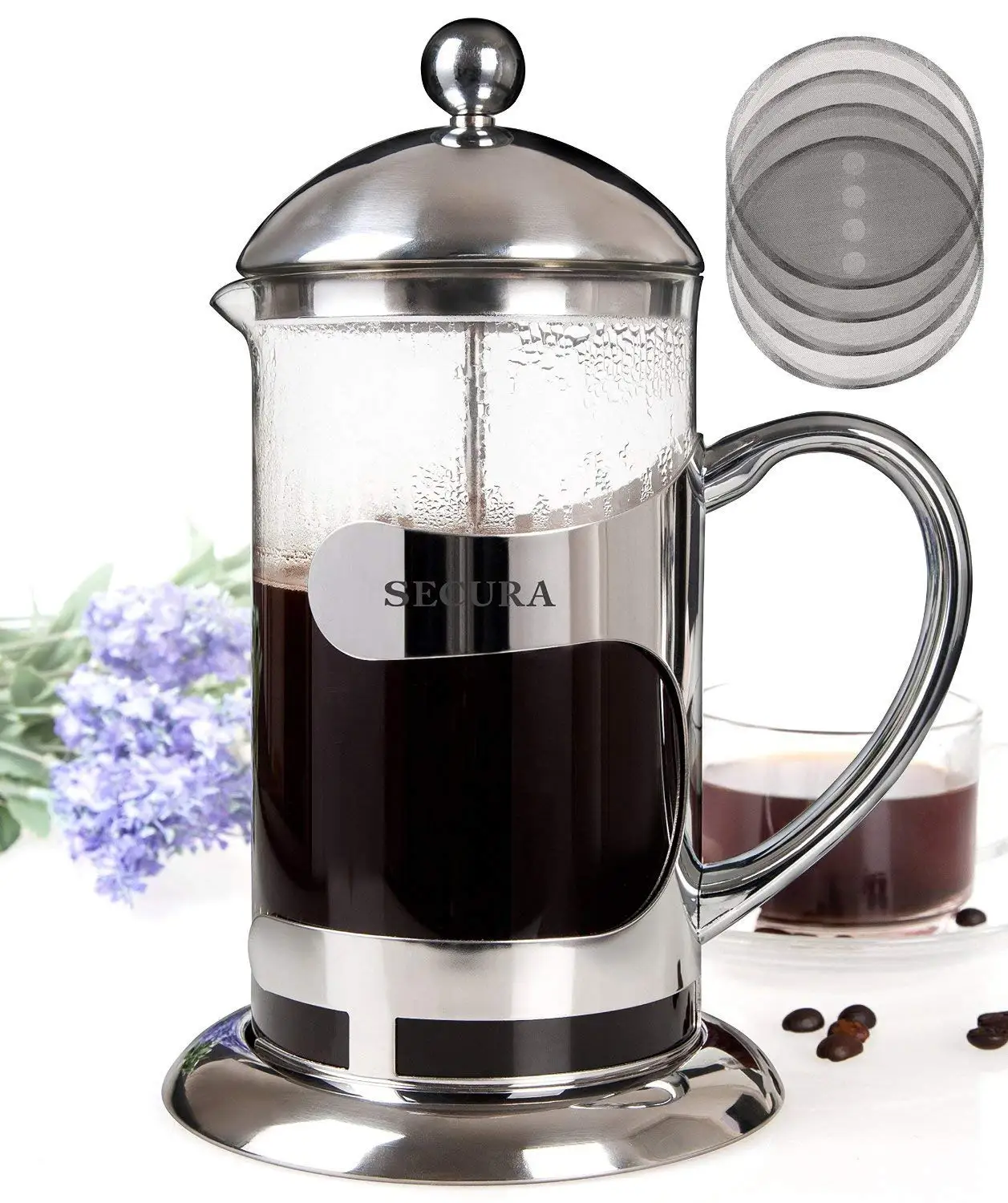 Buy GROSCHE LISBON French Press 1000ml, 34 fl. oz capacity Coffee and