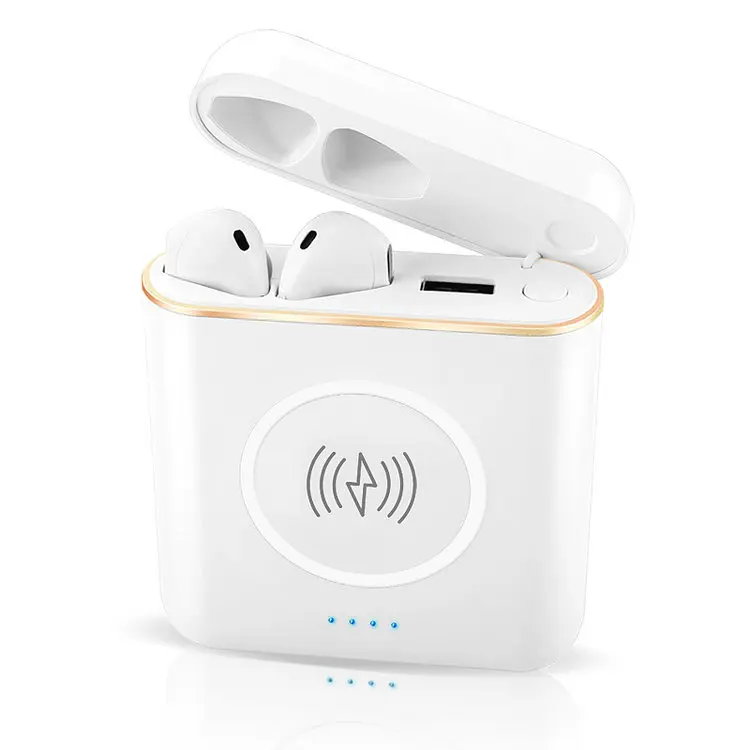 

XT6 3 in 1 TWS blue tooth earphone + Power bank + wireless charger, White;black;other color