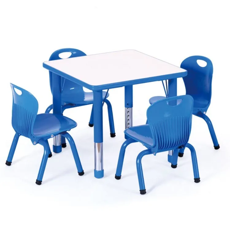 Popular Kids Table And Chairs Set Carton Furniture Plastic Study Desk
