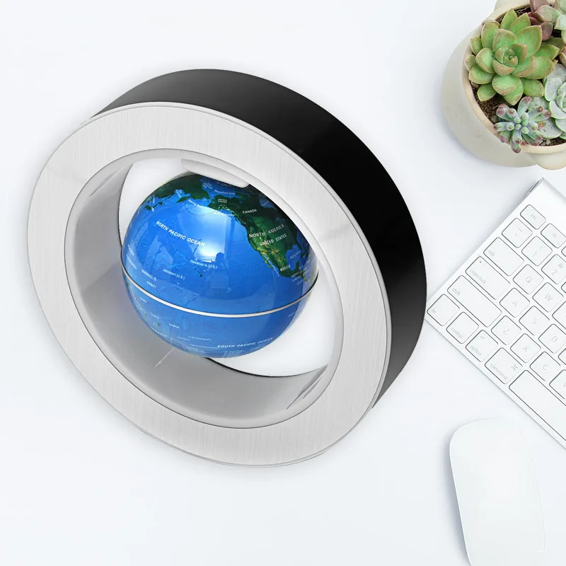 
magnetic floating led Custom design hot sell new educational toys products gadget ideas 2018 unique gift rotating world globe 