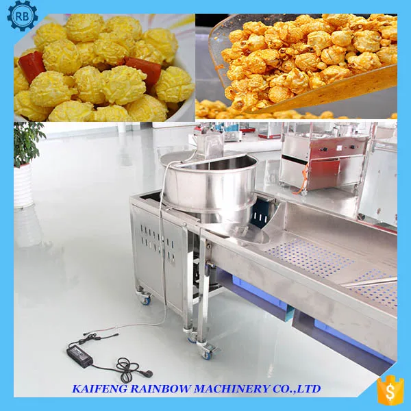 Best Manufacture Automatic Kettle Corn Popcorn Making Machine