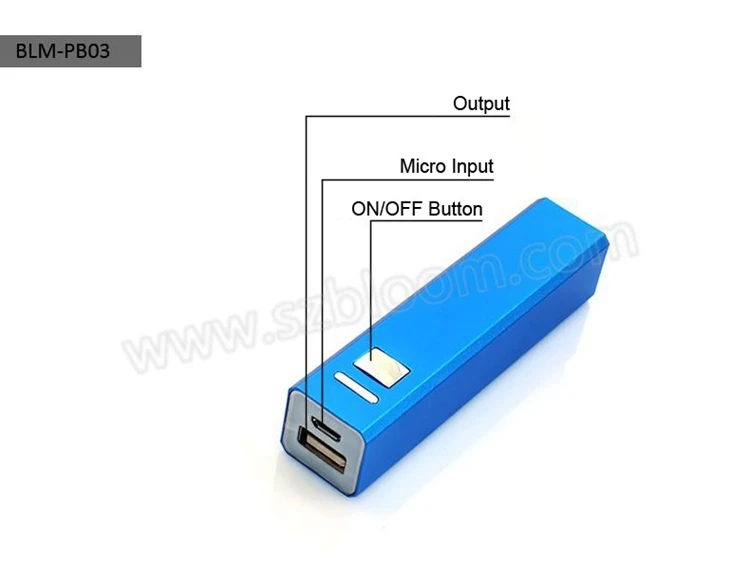 Shenzhen Ce Fc Rohs Power Bank 2200mah External Battery Charger Mobile